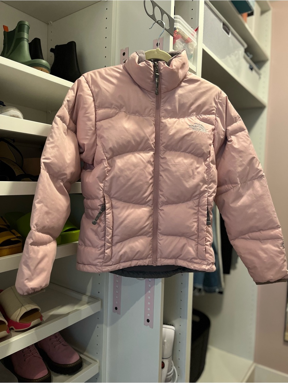 The North Face Women’s Pink Puffer Down Jacket